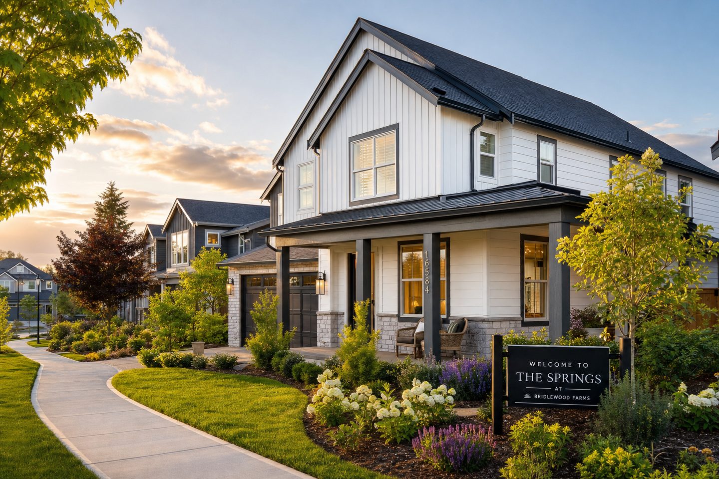 Bethany, Oregon residential neighborhood in the Washington County and Portland Metro area