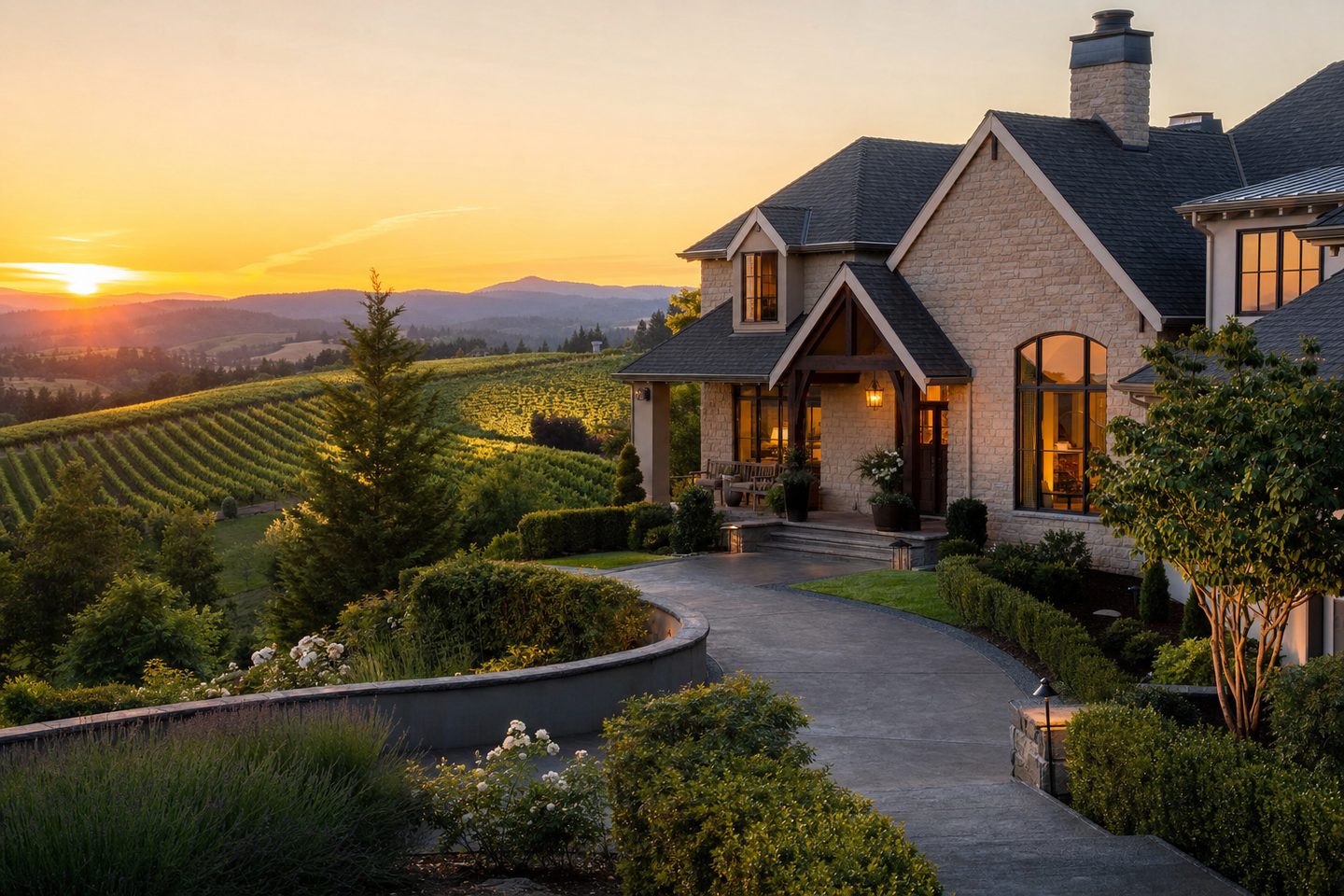 Newberg wine country